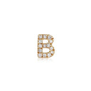 14K Diamond Initial Stud - Nolita
