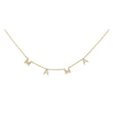14K Diamond Mama Necklace -Spaces - Nolita
