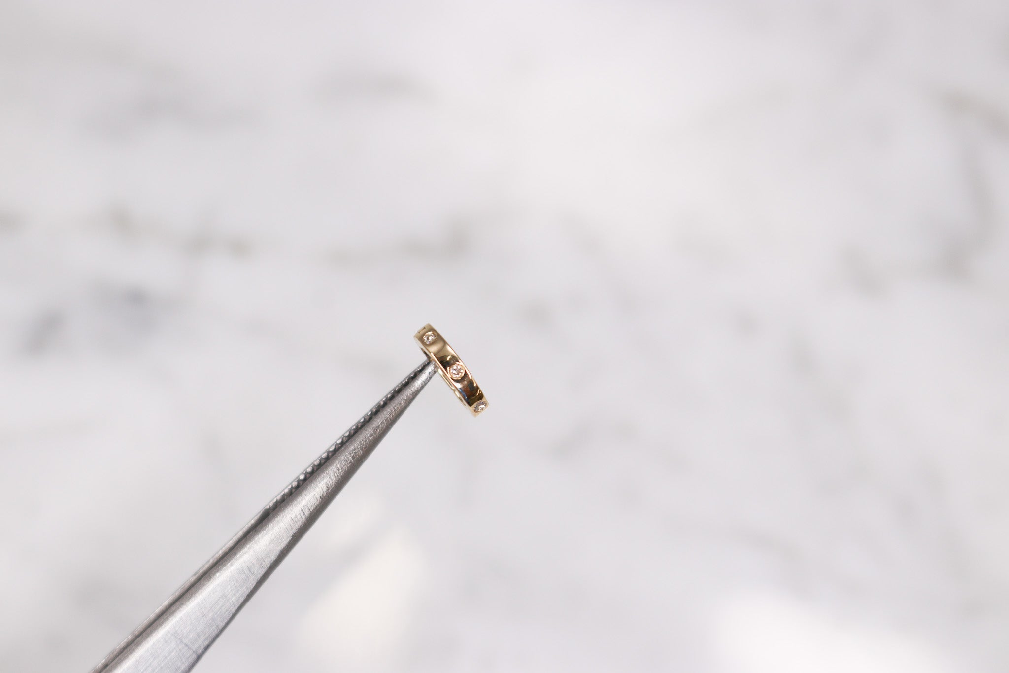 14K Diamond Mini Clasp - Nolita