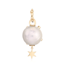 14K Diamond Pearl Charm - Nolita