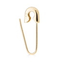 14K Diamond Safety Pin Earring - Nolita