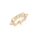 14K Diamond Spike Bead Spacer - Nolita