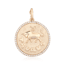 14K Diamond Zodiac Charm - Nolita