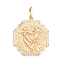 14K Diamond Zodiac Charm - Nolita