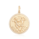 14K Diamond Zodiac Charm - Nolita