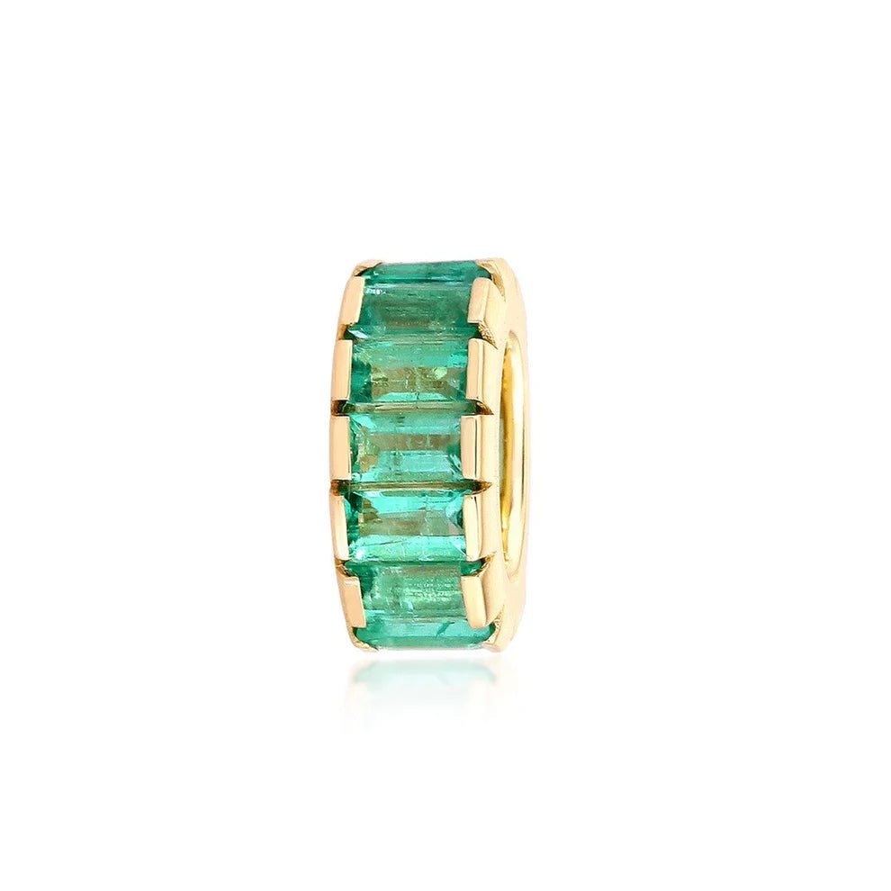 14K Emerald Spacer Bead - Nolita