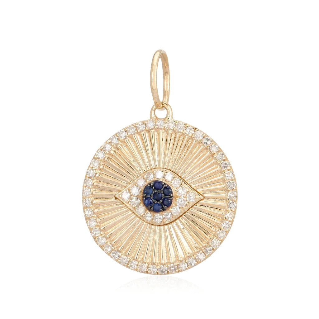 14K Evil Eye Charm - Nolita