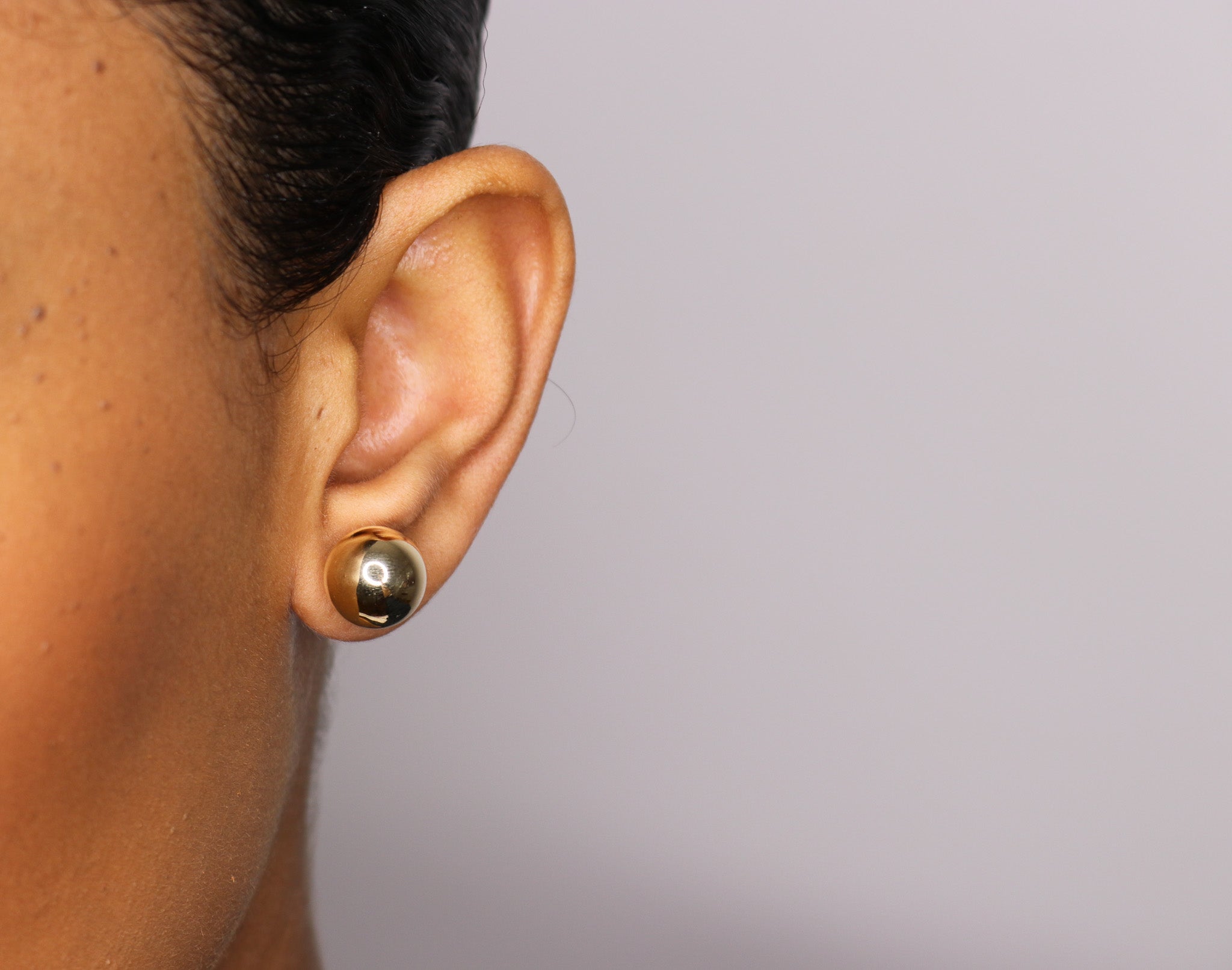 14K Gold Ball Studs - Nolita