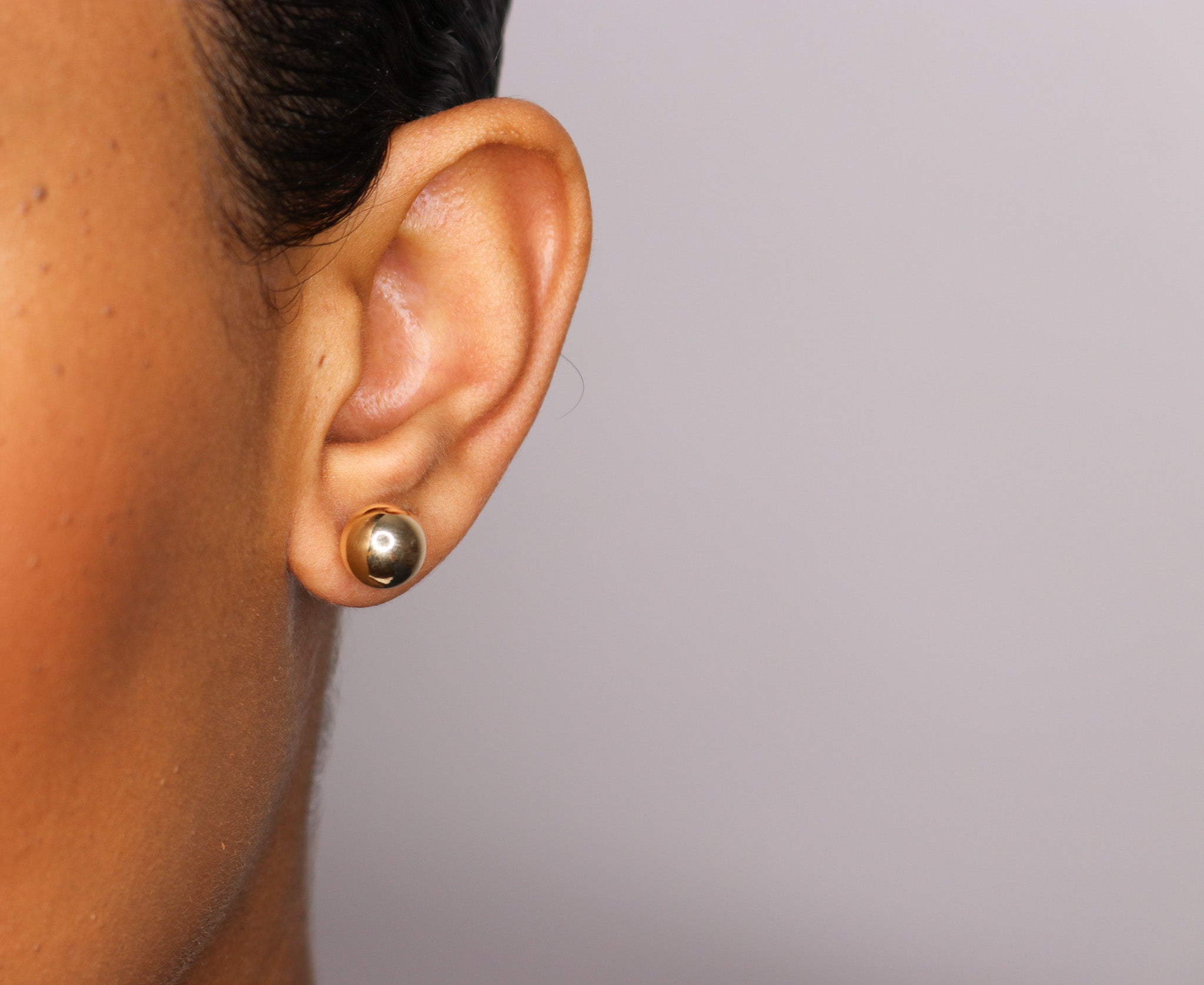 14K Gold Ball Studs - Nolita