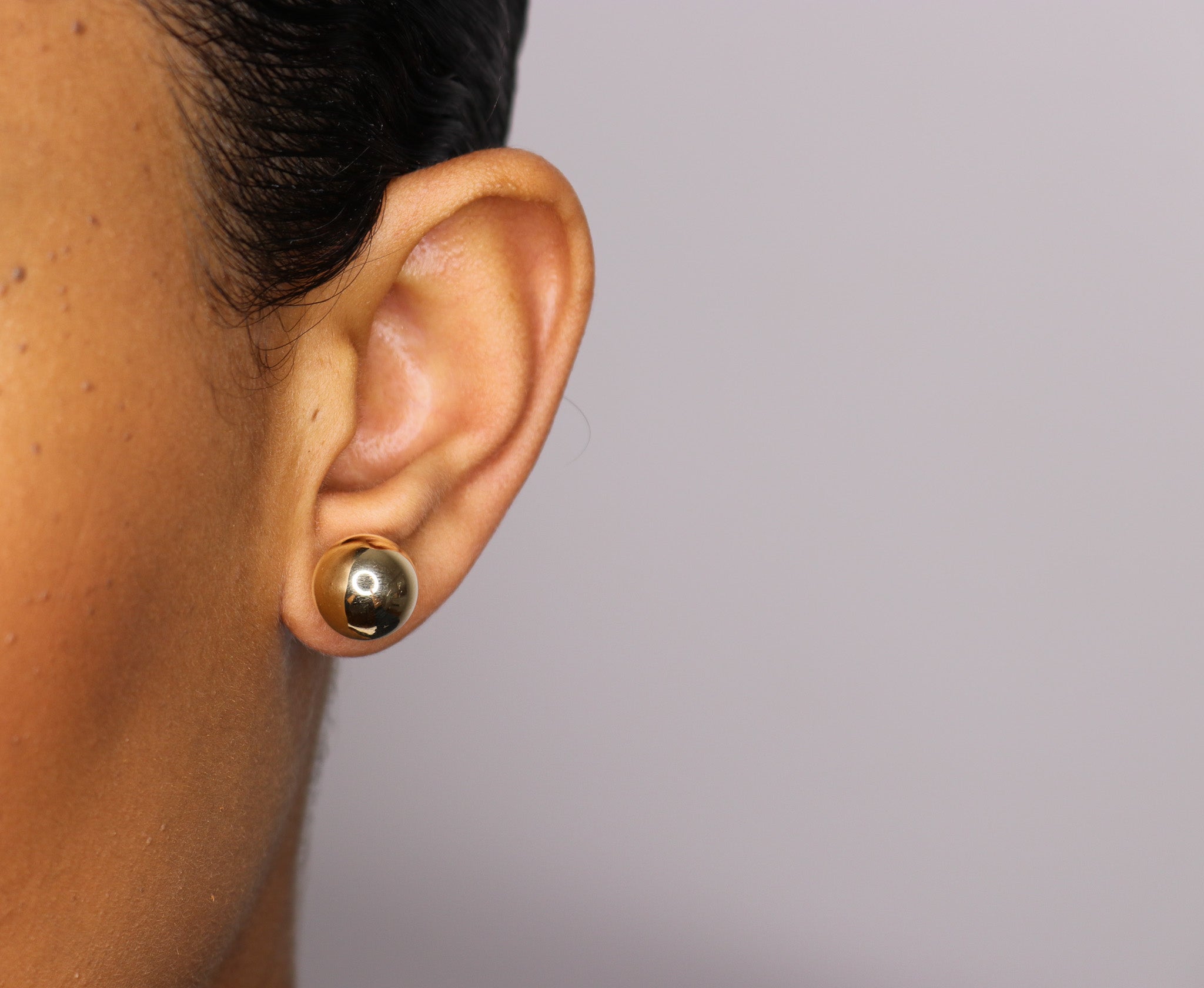 14K Gold Ball Studs - Nolita