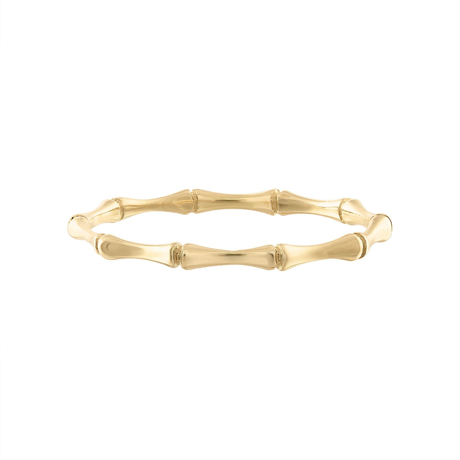 14k Gold Bamboo Ring - Nolita