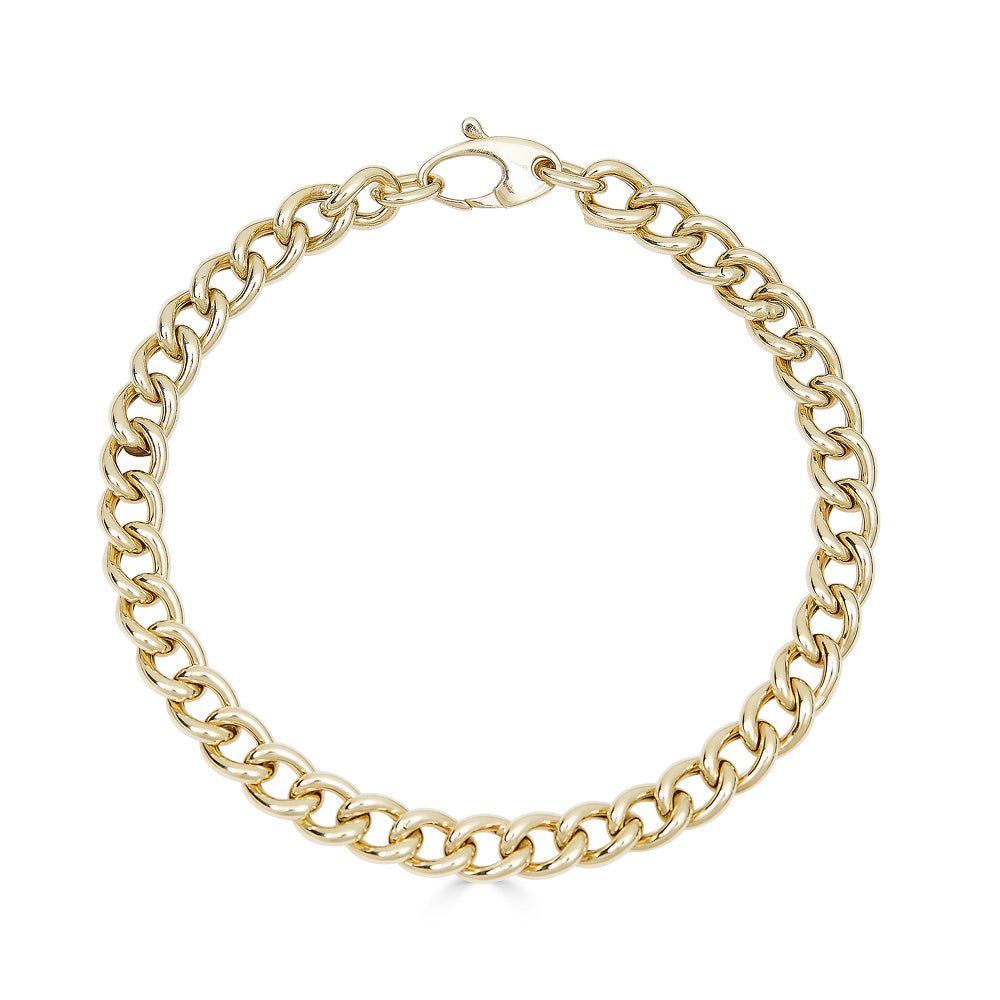 14K Gold Cuban Link Bracelet - Nolita