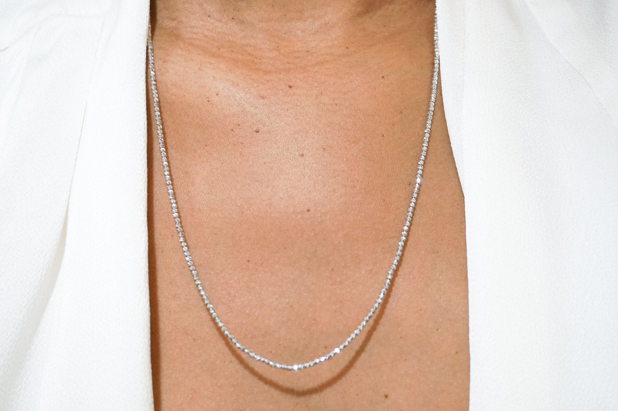 14K Gold Diamond Cut Ball Chain - Nolita