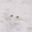 14K Gold Heart Studs - Nolita