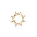 14K Mini Diamond Wreath Clasp - Nolita