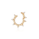 14K Mini Diamond Wreath Clasp - Nolita