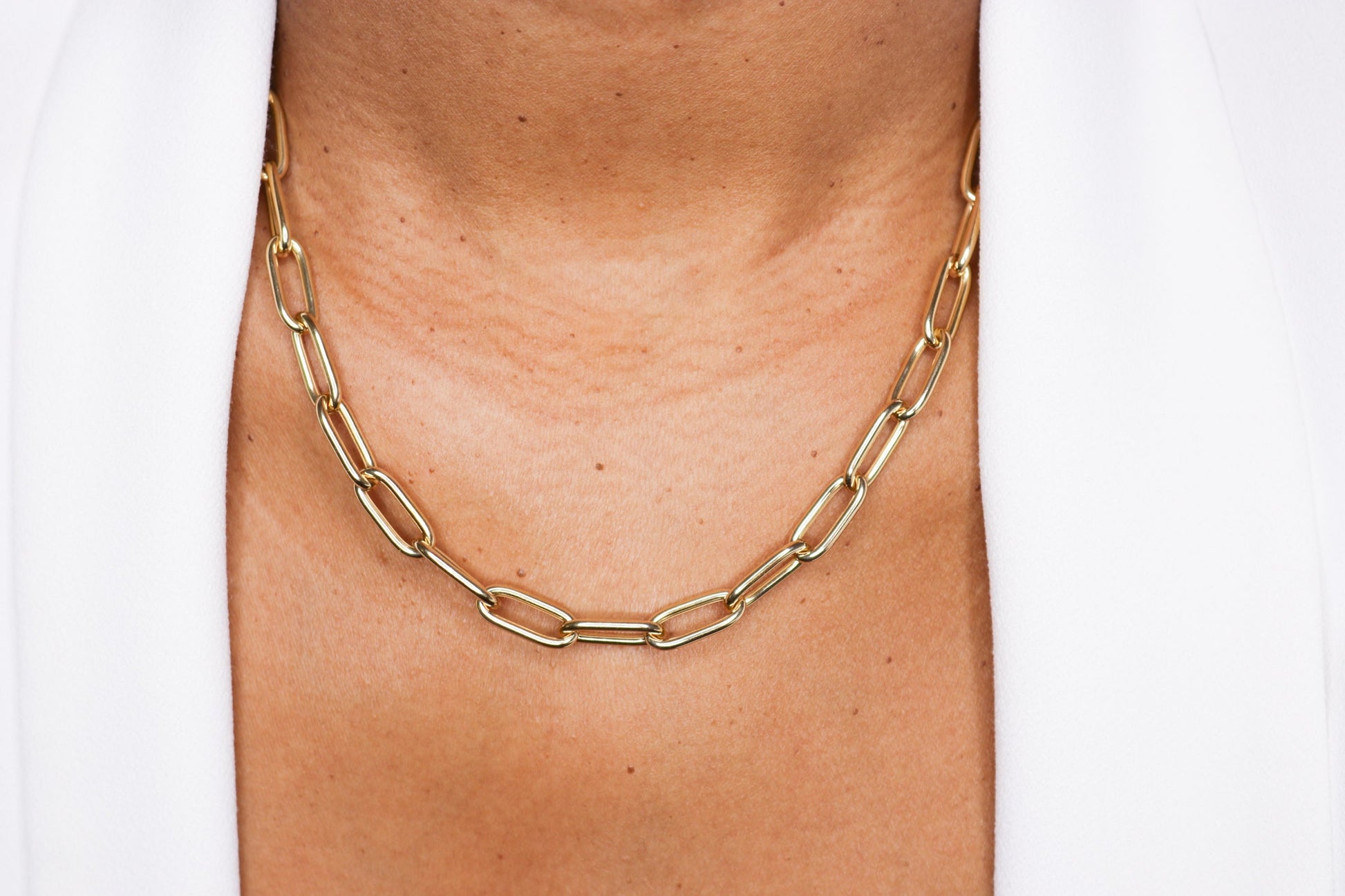 14K Oval Chain Necklace - Nolita