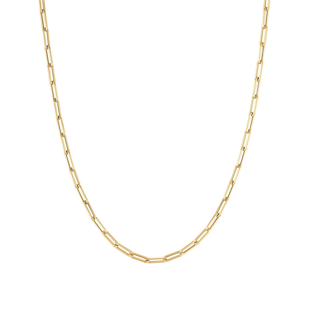 14K Paperclip XS Chain Necklace