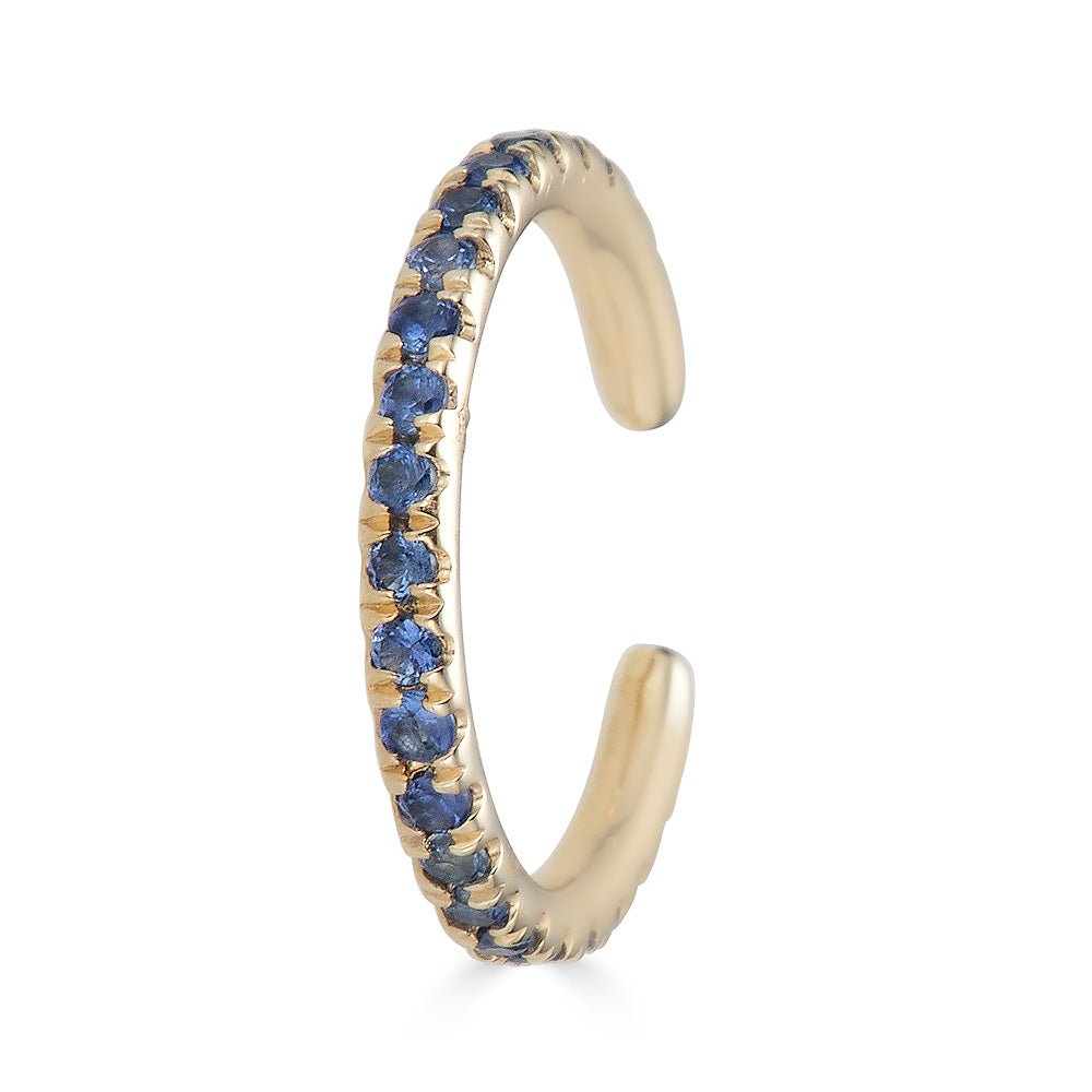 14K Sapphire Ear Cuff - Nolita