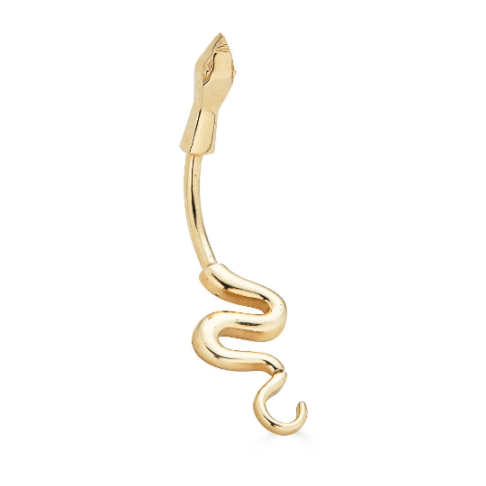 14K Snake Belly Ring - Nolita