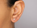 14K Starburst Diamond Studs - Nolita