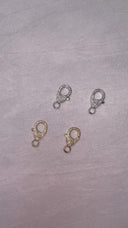 14K Gold Diamond Lobster Lock